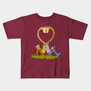 Love Giraffes Kids T-Shirt